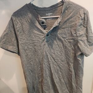 Goodfellow & Co Slim Fit Short Sleeve Pique Polo Shirt Grey